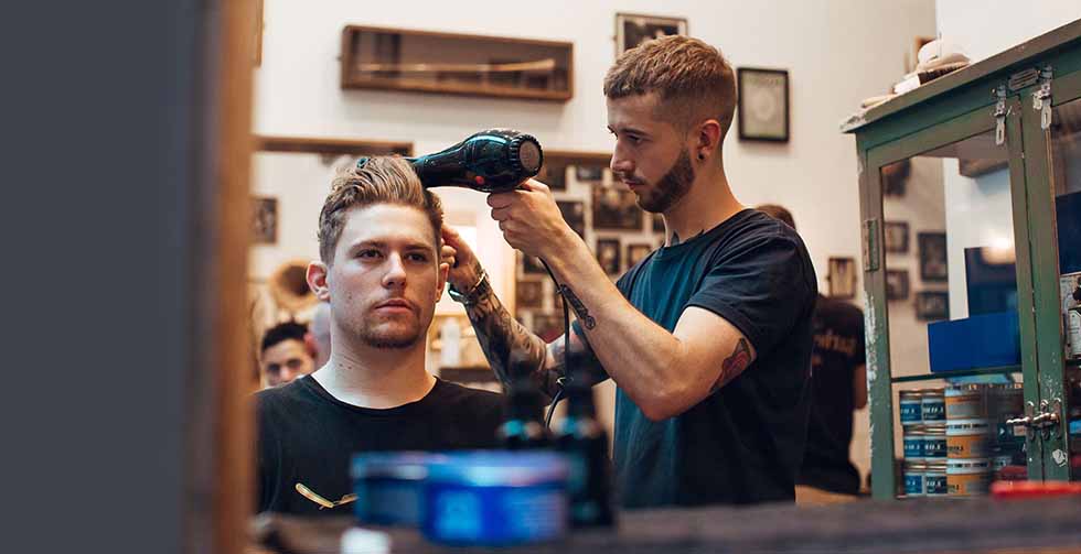 Men's grooming at The Barber Shop